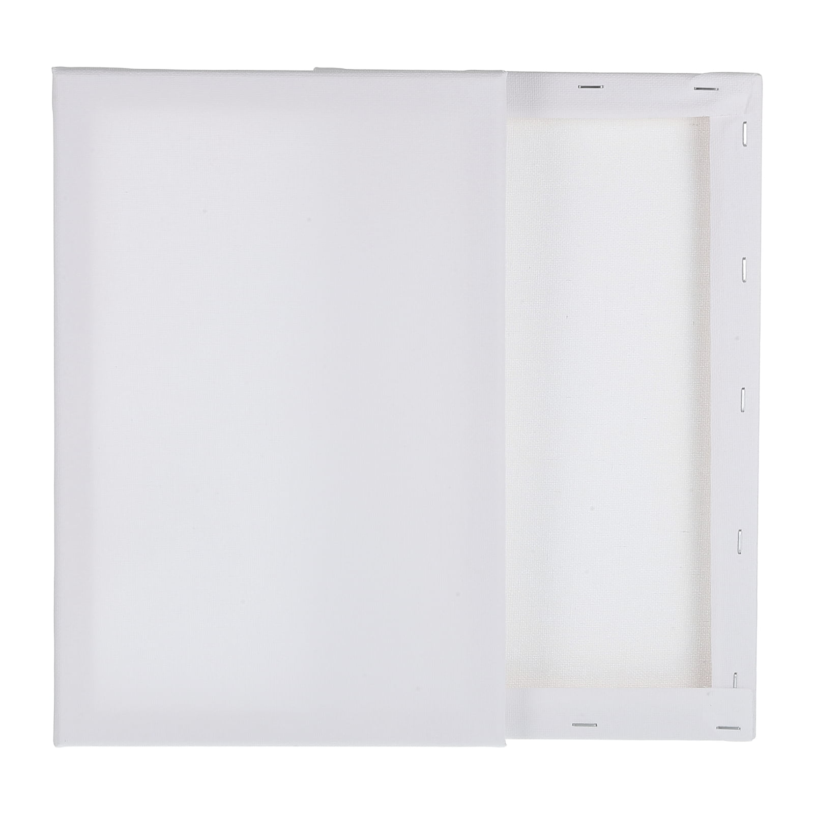 Uxcell 2 Pcs Stretched Canvas, 8x12" Artist Boards 4/5" Profile Cotton Panels,White