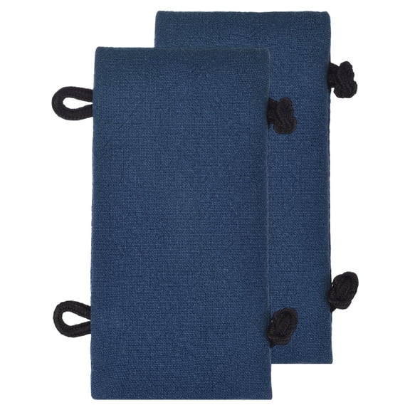 Uxcell 2 Pcs Teapot Handle Cover, Kettle Handle Sleeve, Anti-Slip Heat Resistant Tea Kettle Cloth Cover Grip Protector for Kitchen, Navy Blue