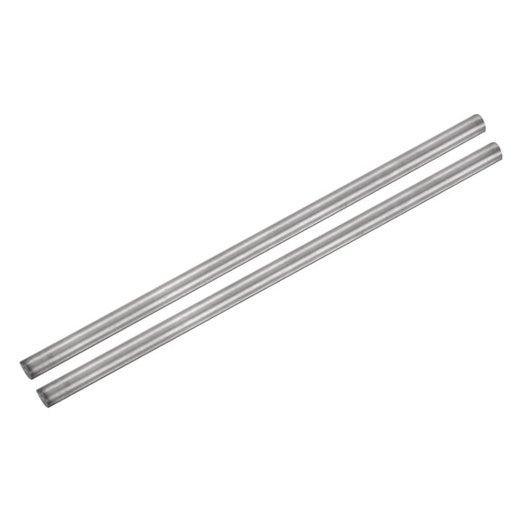 Uxcell 2 Pcs Titanium Round Rod, 0.35" Dia(9mm) 8" Length GR2 Metal Solid TA2 Titanium Round Bar Rod Stock for Model Plane Cars Ship DIY Craft