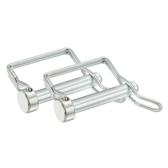 Uxcell 2 Pcs Trailer Coupler Pin, 5/16" x 1.7" Square Safety Wire Spring Lock Hitch Pin