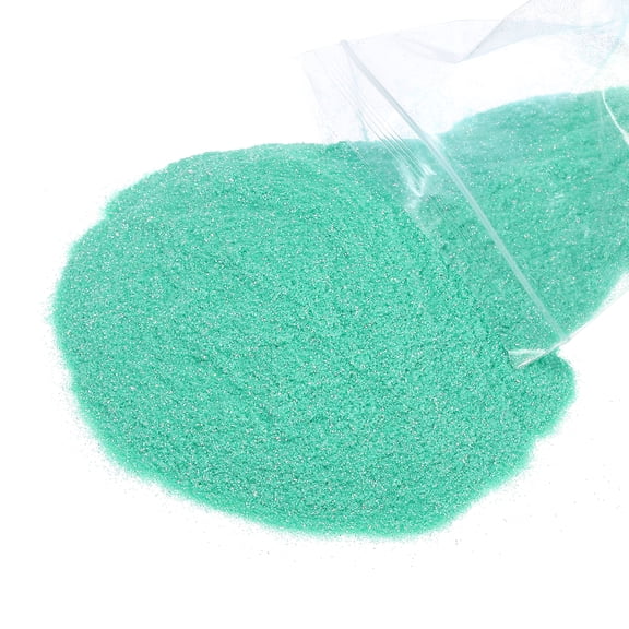 Uxcell 2 Pcs Ultra Fine Glitter 1/128 Inch Powder Metallic Resin Glitter PET Flakes Crafts Sequins 100g (3.5oz) for Resin Craft Tumbler Christmas Decoration, Iridescent Light Blue