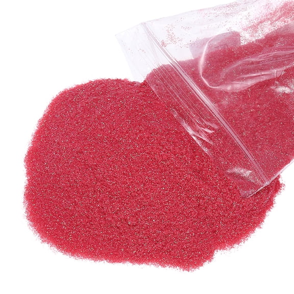 Uxcell 2 Pcs Ultra Fine Glitter 1/128 Inch Powder Metallic Resin Glitter PET Flakes Crafts Sequins 100g (3.5oz) for Resin Craft Tumbler Christmas Decoration Cosmetic, Iridescent Dark Red