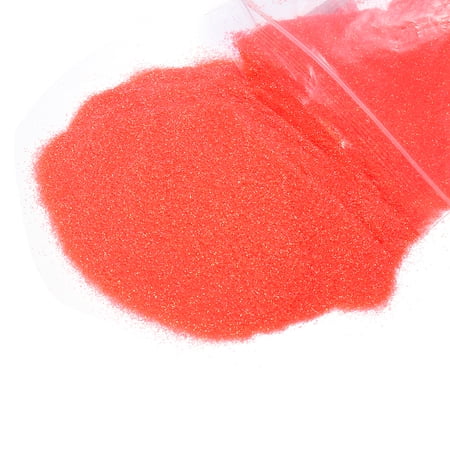 Uxcell 2 Pcs Ultra Fine Glitter 1/128 Inch Powder Metallic Resin Glitter PET Flakes Crafts Sequins 100g (3.5oz) for Resin Craft Tumbler Christmas, Fluorescent Iridescent Light Pink