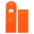 thumbnail image 1 of Uxcell 2 Pcs Velvet Watch Pouch, Portable Watch Travel Case Soft Watch Storage Bag with Snap Button Inner Pad for Men and Women Gift, Orange, 1 of 6