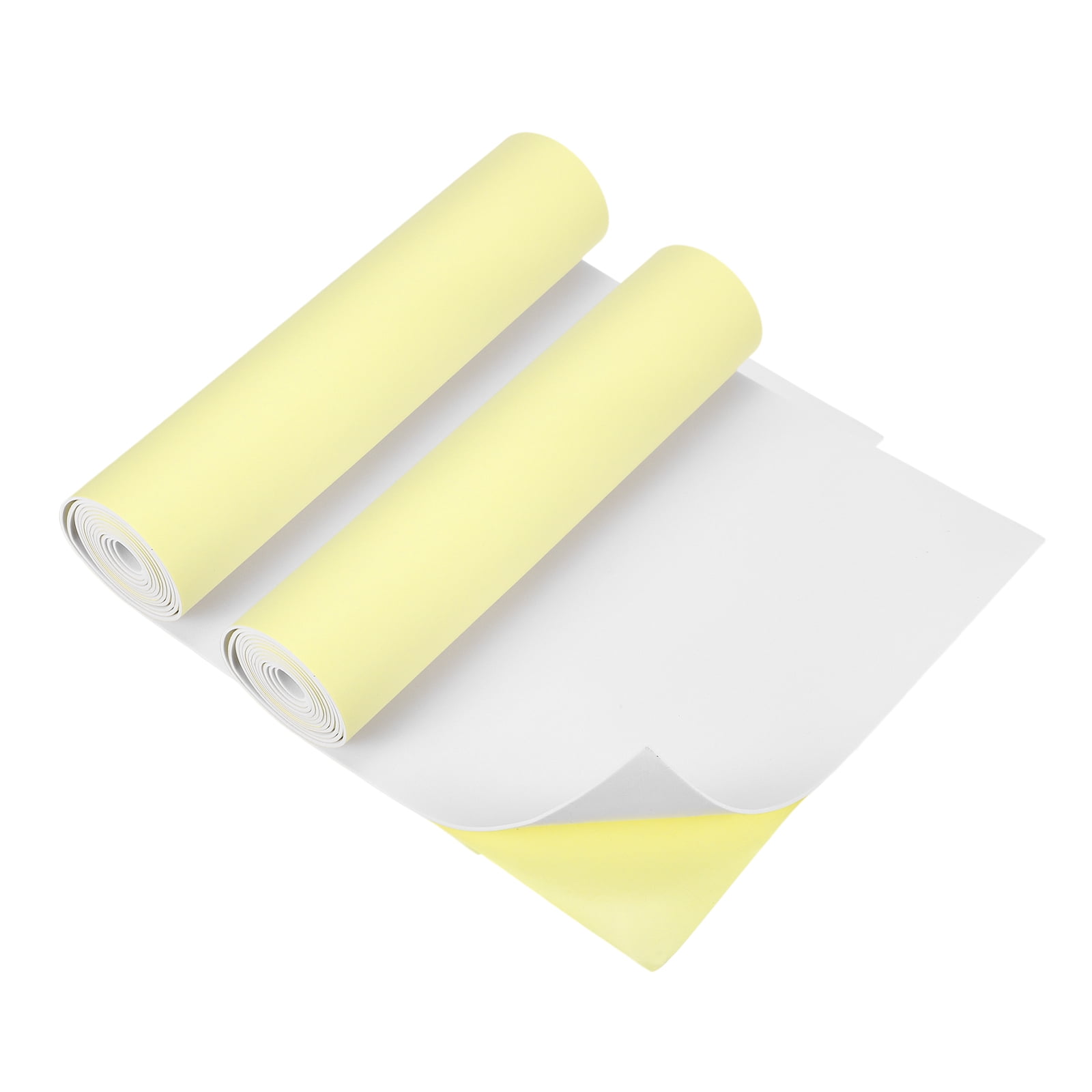 Uxcell 2 Pcs White Foam Sheets, 78"x13"x 1/16" Self Adhesive EVA Foam Roll with Adhesive Backing for Crafts DIY Projects Furniture Protecting Gap Filling