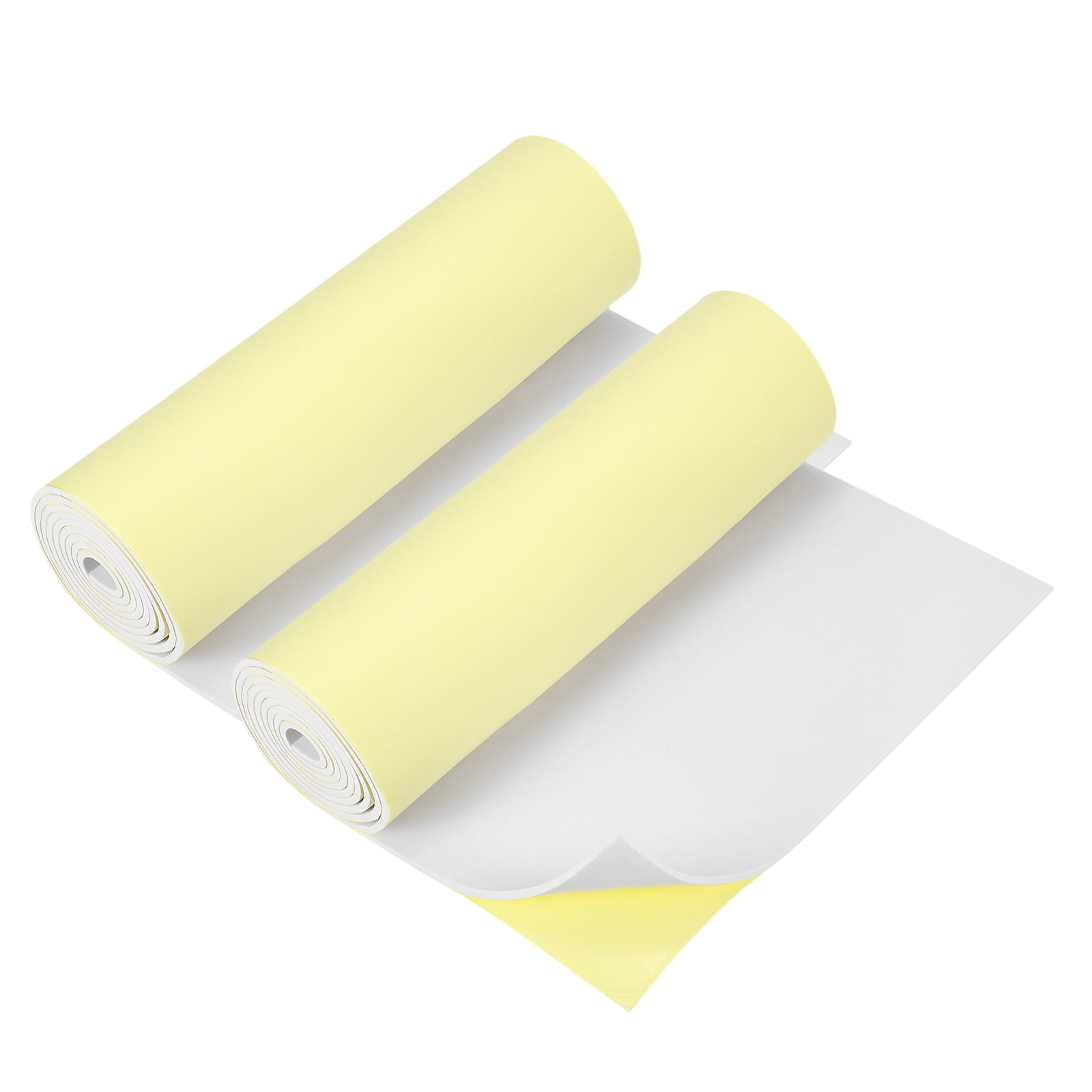 Uxcell 2 Pcs White Foam Sheets, 78"x13"x 5/32" Self Adhesive EVA Foam Roll with Adhesive Backing for Crafts DIY Projects Furniture Protecting Gap Filling