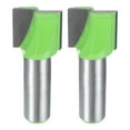 thumbnail image 1 of Uxcell 2 Pieces Bottom Cleaning Router Bit 1/2" Shank 7/8" x 25/32" Cut Carbide Tipped Mortising Bit, 1 of 7