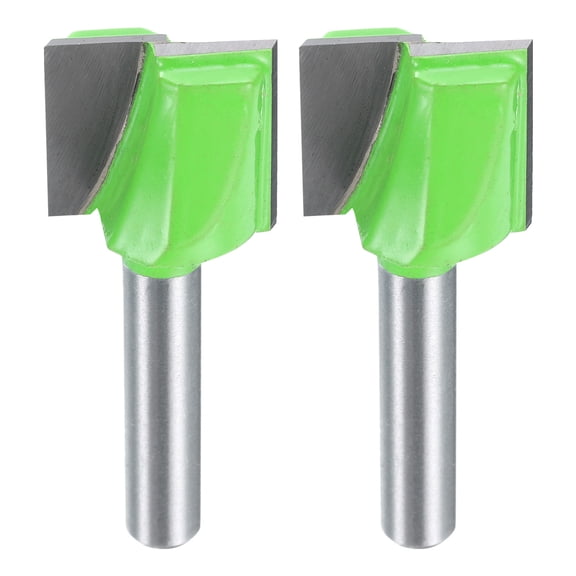 Uxcell 2 Pieces Bottom Cleaning Router Bit 1/4" Shank 23/32" x 5/8" Cut Carbide Tipped Mortising Bit