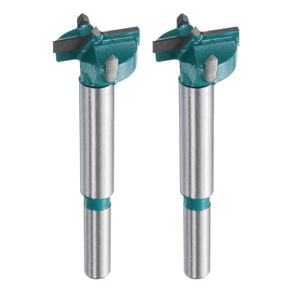 Uxcell 2 Pieces Forstner Drill Bit 7/8" (22mm) Carbide Wood Drill Bit Hinge Hole Opener Round Shank