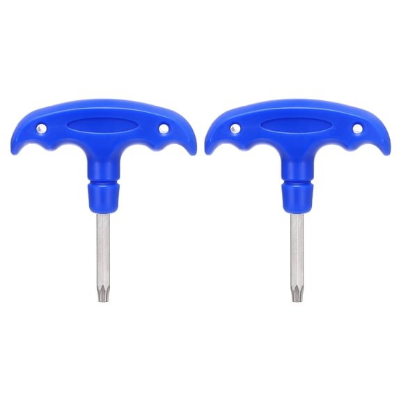 Uxcell 2 Pieces Golf Spike Wrench Tool T20 Golf Club Driver Torque Tool Wrench, Blue