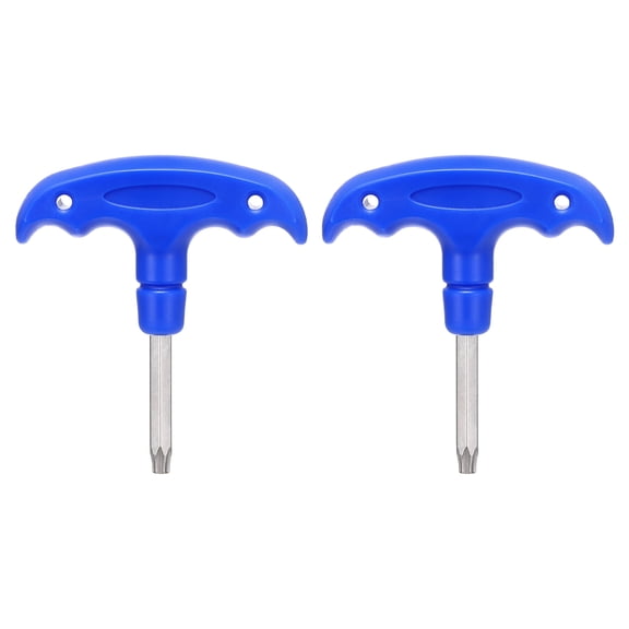 Uxcell 2 Pieces Golf Spike Wrench Tool T25 Golf Club Driver Torque Tool Wrench, Blue