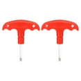 thumbnail image 1 of Uxcell 2 Pieces Golf Spike Wrench Tool T25 Golf Club Driver Torque Tool Wrench, Red, 1 of 7