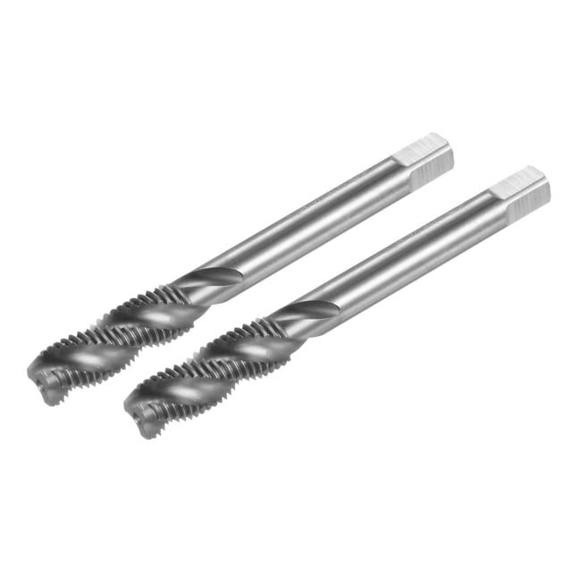 Uxcell 2 Pieces Spiral Flute Thread Taps 5/16-24 UNF 2B Screw Threading ...