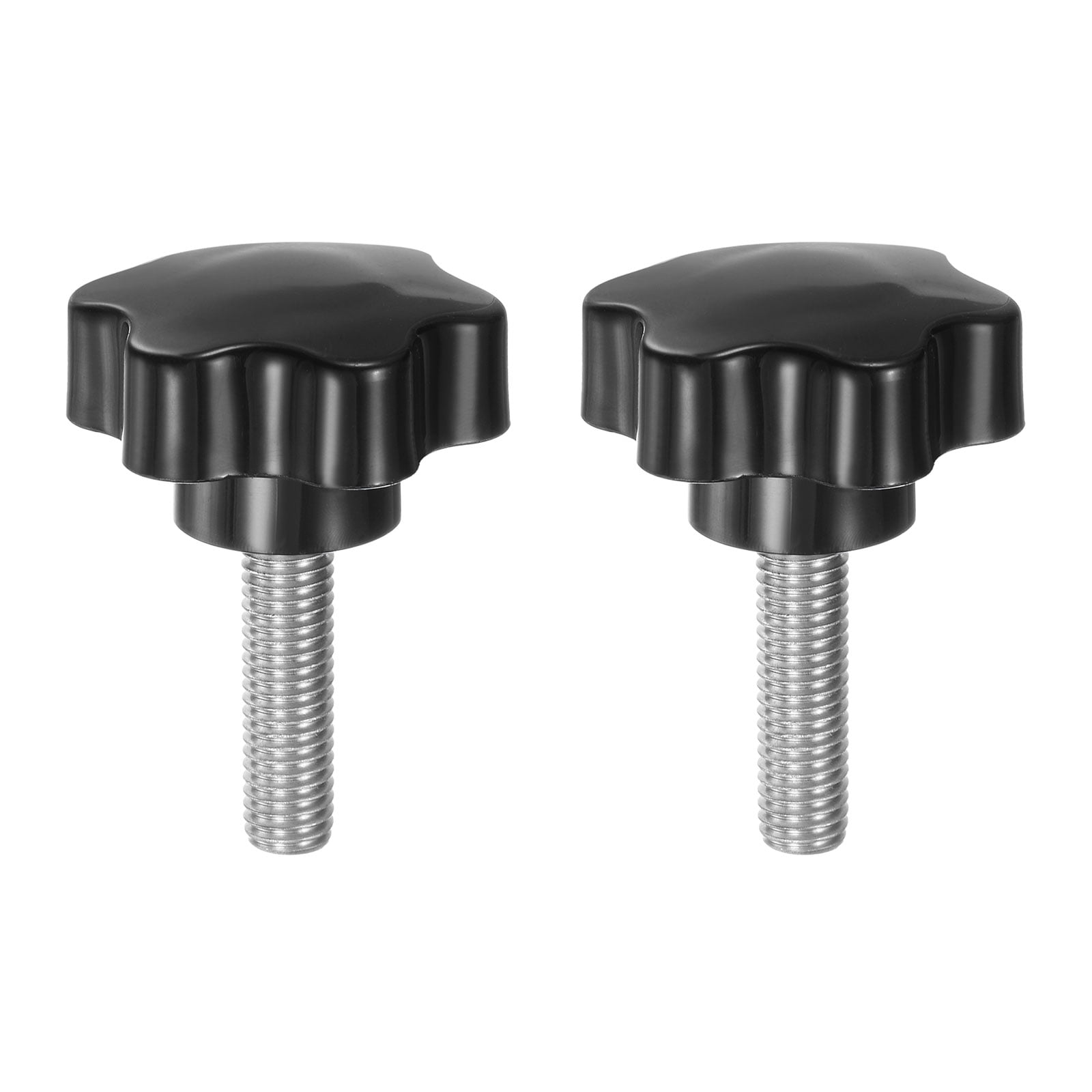 Uxcell 2 Pieces Star Knobs M10 x 35mm 304 Stainless Steel Threaded Stud ...