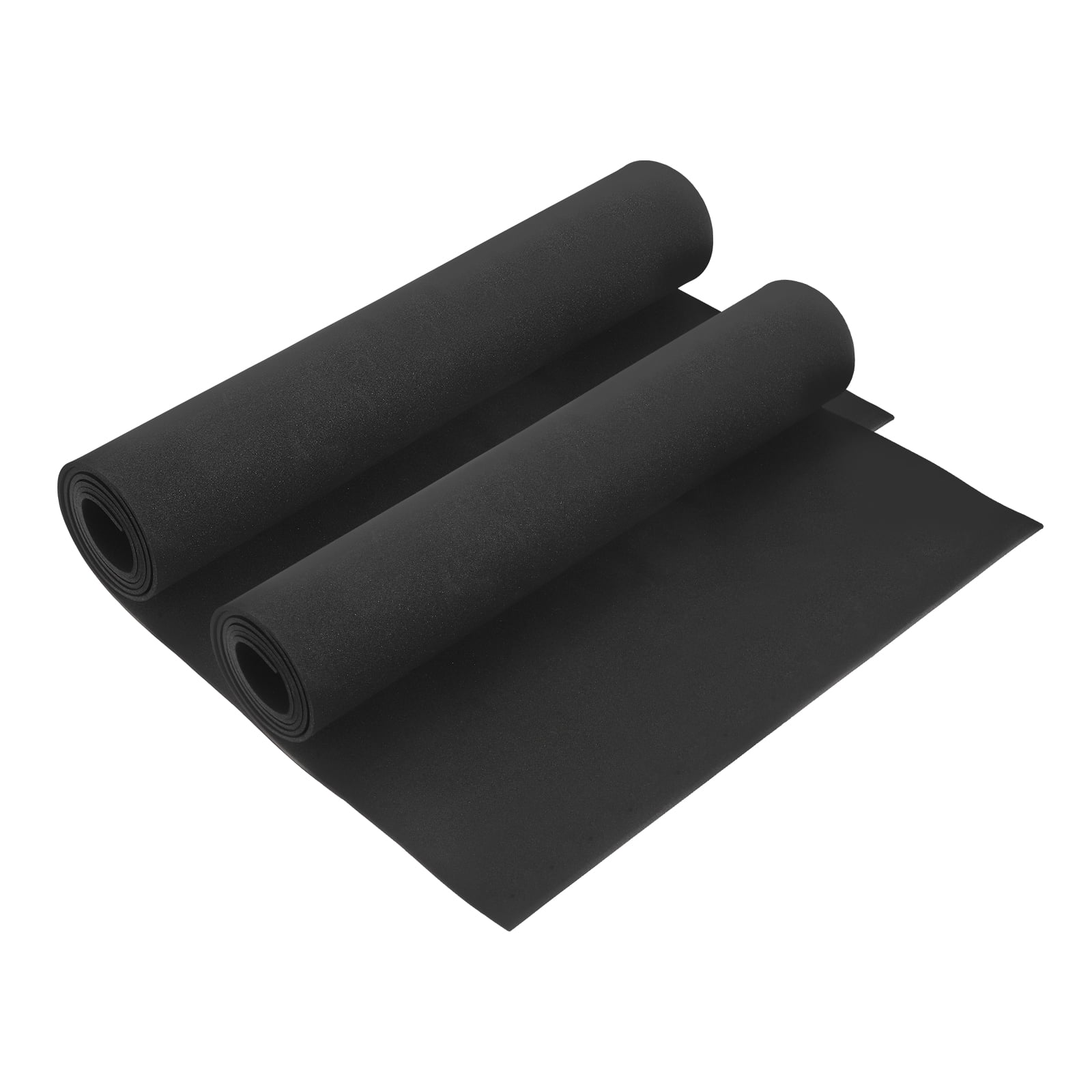 Uxcell 2 Roll Black Foam Sheets, 39" x 13" x 0.08" High Density EVA Foam Roll Board Cosplay Craft Sheet for DIY Crafts Projects Furniture Protecting Insulation Weather Stripping