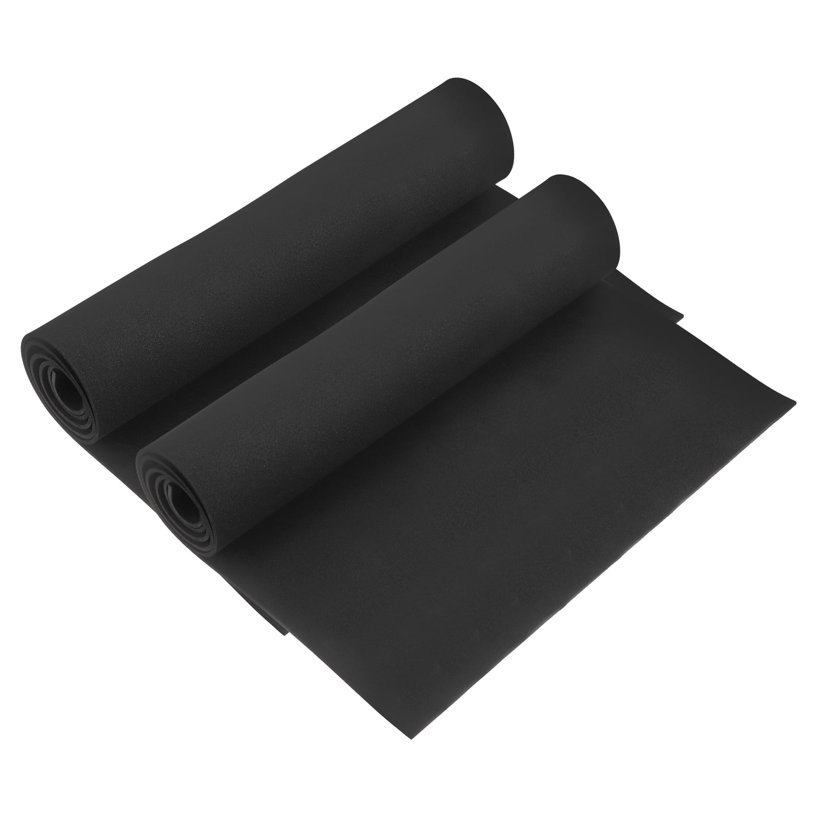 Uxcell 2 Roll Black Foam Sheets, 39" x 13" x 0.12" High Density EVA Foam Roll Board Cosplay Craft Sheet for DIY Crafts Projects Furniture Protecting Insulation Weather Stripping