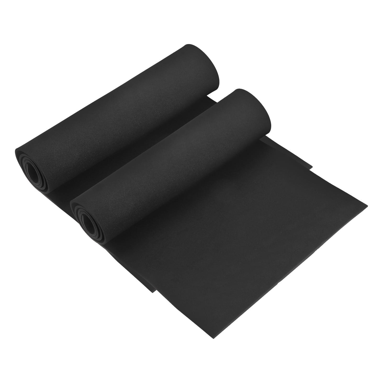 Uxcell 2 Roll Black Foam Sheets, 39" x 13" x 0.16" High Density EVA Foam Roll Board Cosplay Craft Sheet for DIY Crafts Projects Furniture Protecting Insulation Weather Stripping