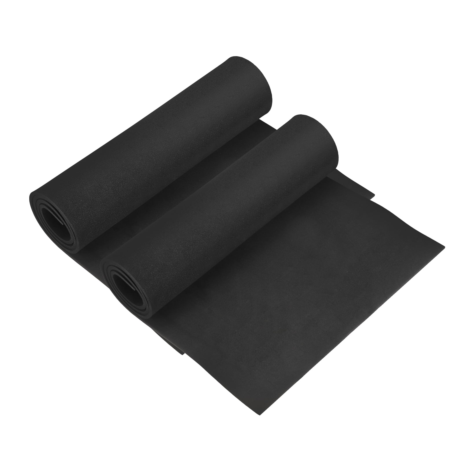 Uxcell 2 Roll Black Foam Sheets, 39" x 13" x 0.2" High Density EVA Foam Roll Board Cosplay Craft Sheet for DIY Crafts Projects Furniture Protecting Insulation Weather Stripping
