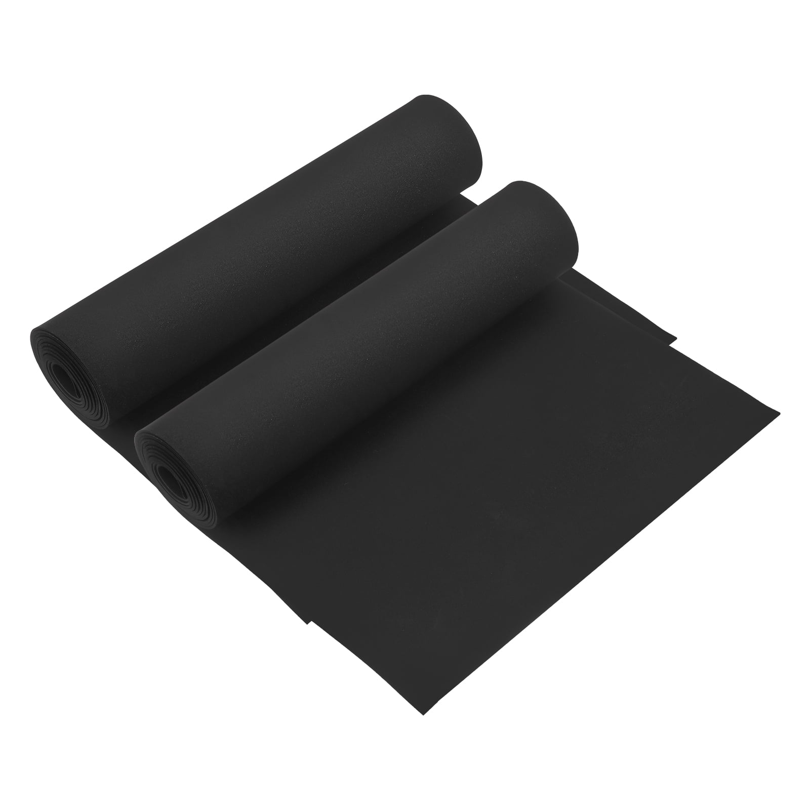 Uxcell 2 Roll Black Foam Sheets, 79" x 13" x 3/32" High Density EVA Foam Roll Board Cosplay Craft Sheet for DIY Crafts Projects Furniture Protecting Insulation Weather Stripping