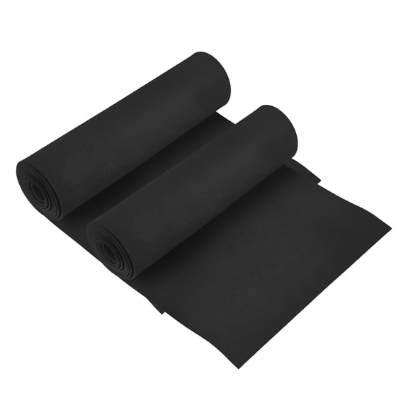 Uxcell 2 Roll Black Foam Sheets, 79" x 13" x 1/8" High Density EVA Foam Roll Board Cosplay Craft Sheet for DIY Crafts Projects Furniture Protecting Insulation Weather Stripping