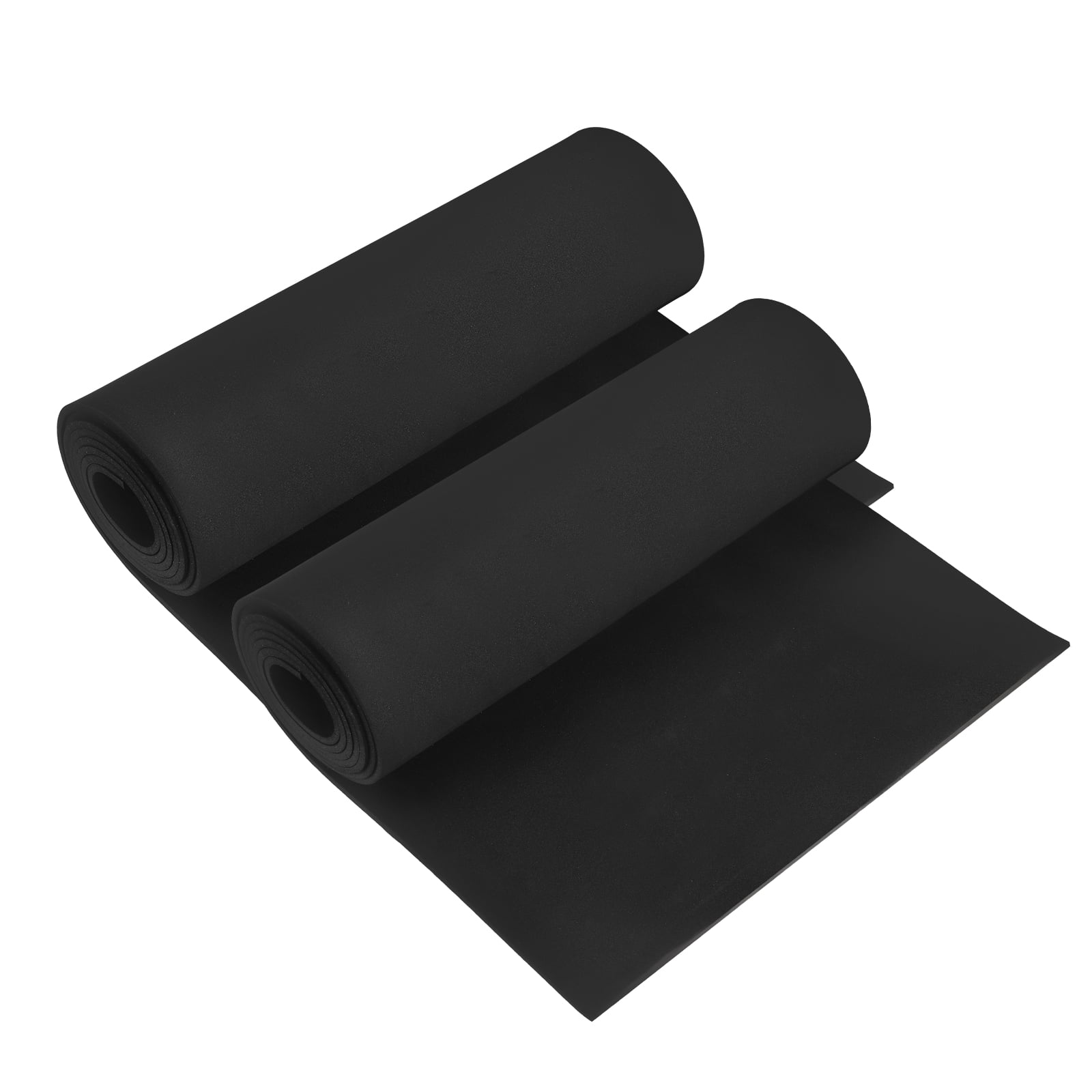 Uxcell 2 Roll Black Foam Sheets, 79" x 13" x 5/32" High Density EVA Foam Roll Board Cosplay Craft Sheet for DIY Crafts Projects Furniture Protecting Insulation Weather Stripping
