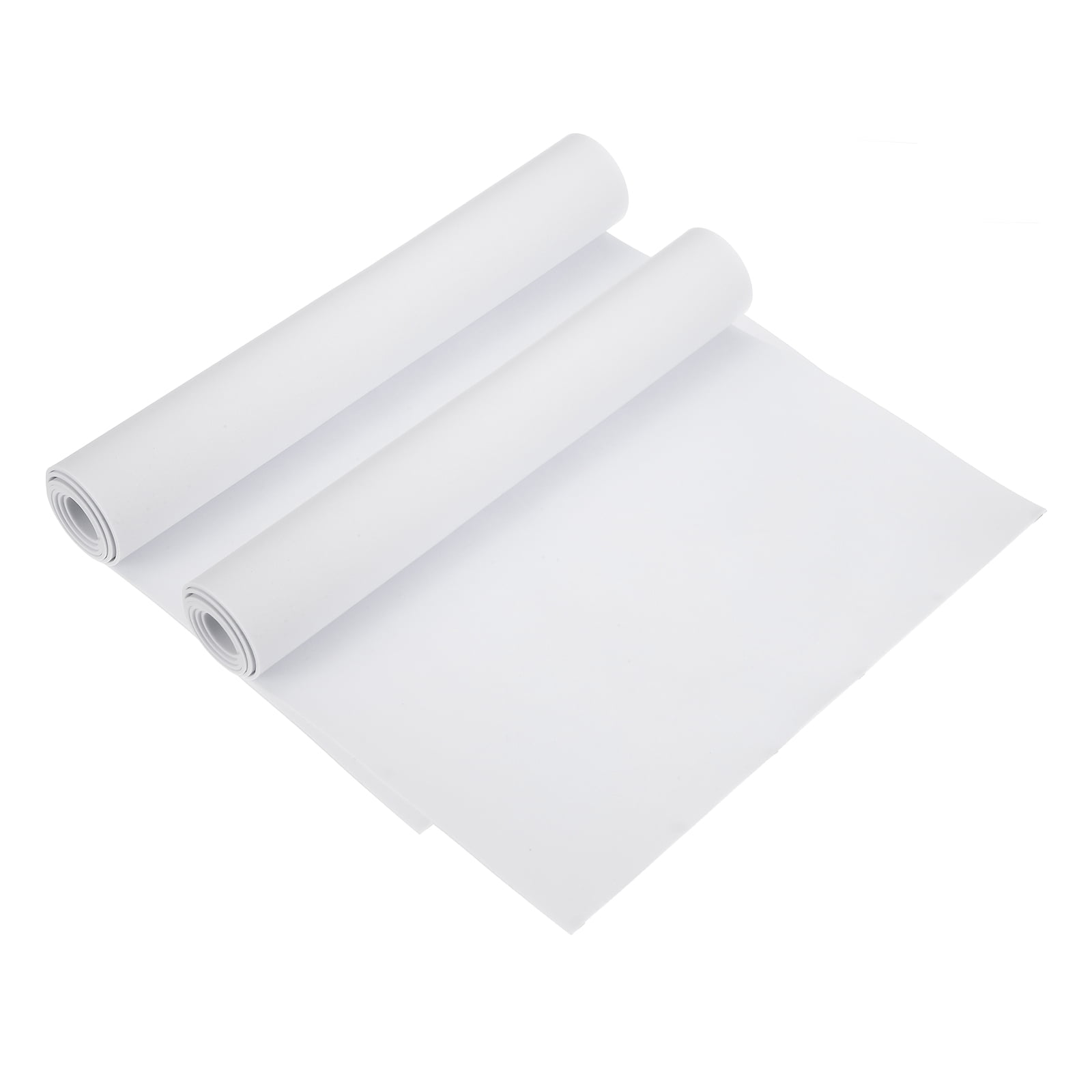 Uxcell 2 Roll White Foam Sheets, 39" x 13" x 0.08" High Density EVA Foam Roll Board Cosplay Craft Sheet for DIY Crafts Projects Furniture Protecting Insulation Weather Stripping