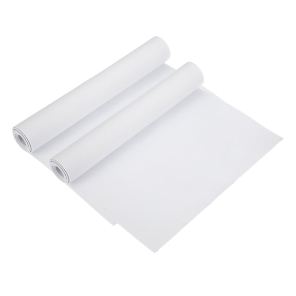 Uxcell 2 Roll White Foam Sheets, 39" x 13" x 0.08" High Density EVA Foam Roll Board Cosplay Craft Sheet for DIY Crafts Projects Furniture Protecting Insulation Weather Stripping