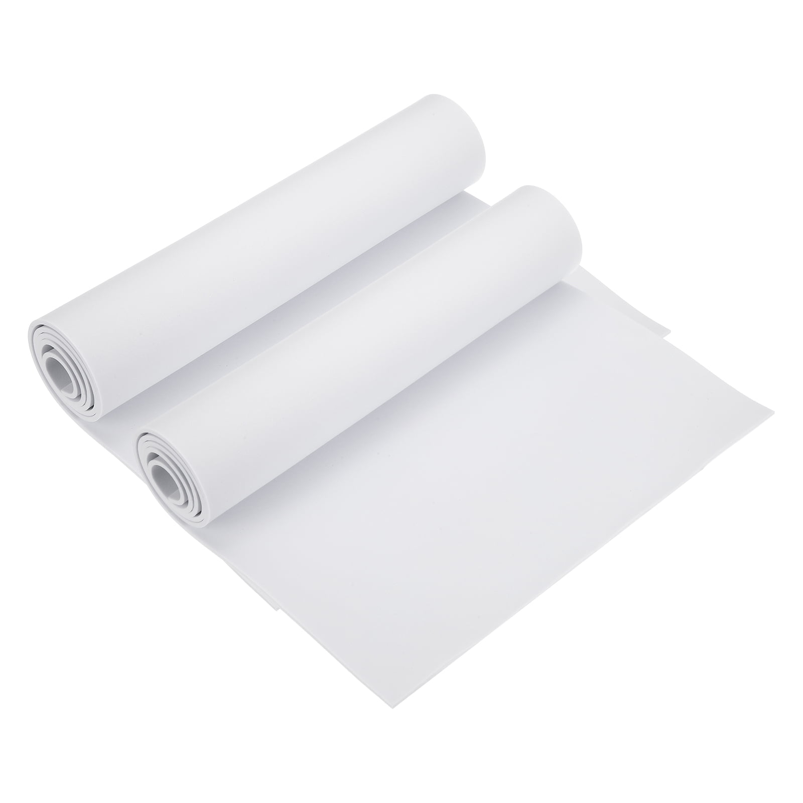 Uxcell 2 Roll White Foam Sheets, 39" x 13" x 0.12" High Density EVA Foam Roll Board Cosplay Craft Sheet for DIY Crafts Projects Furniture Protecting Insulation Weather Stripping