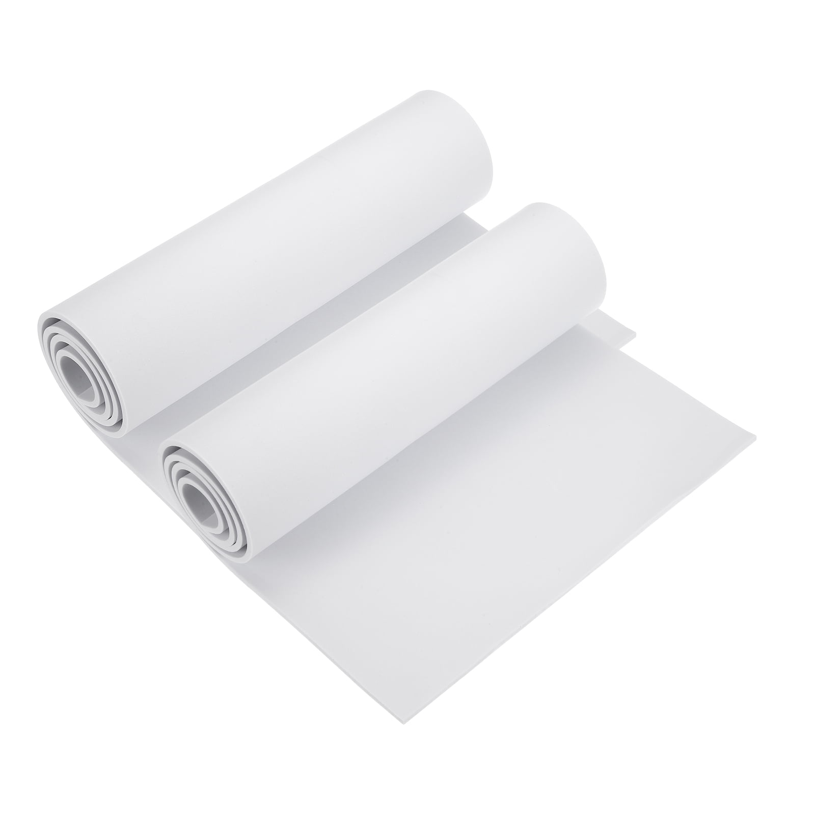 Uxcell 2 Roll White Foam Sheets, 39" x 13" x 0.16" High Density EVA Foam Roll Board Cosplay Craft Sheet for DIY Crafts Projects Furniture Protecting Insulation Weather Stripping