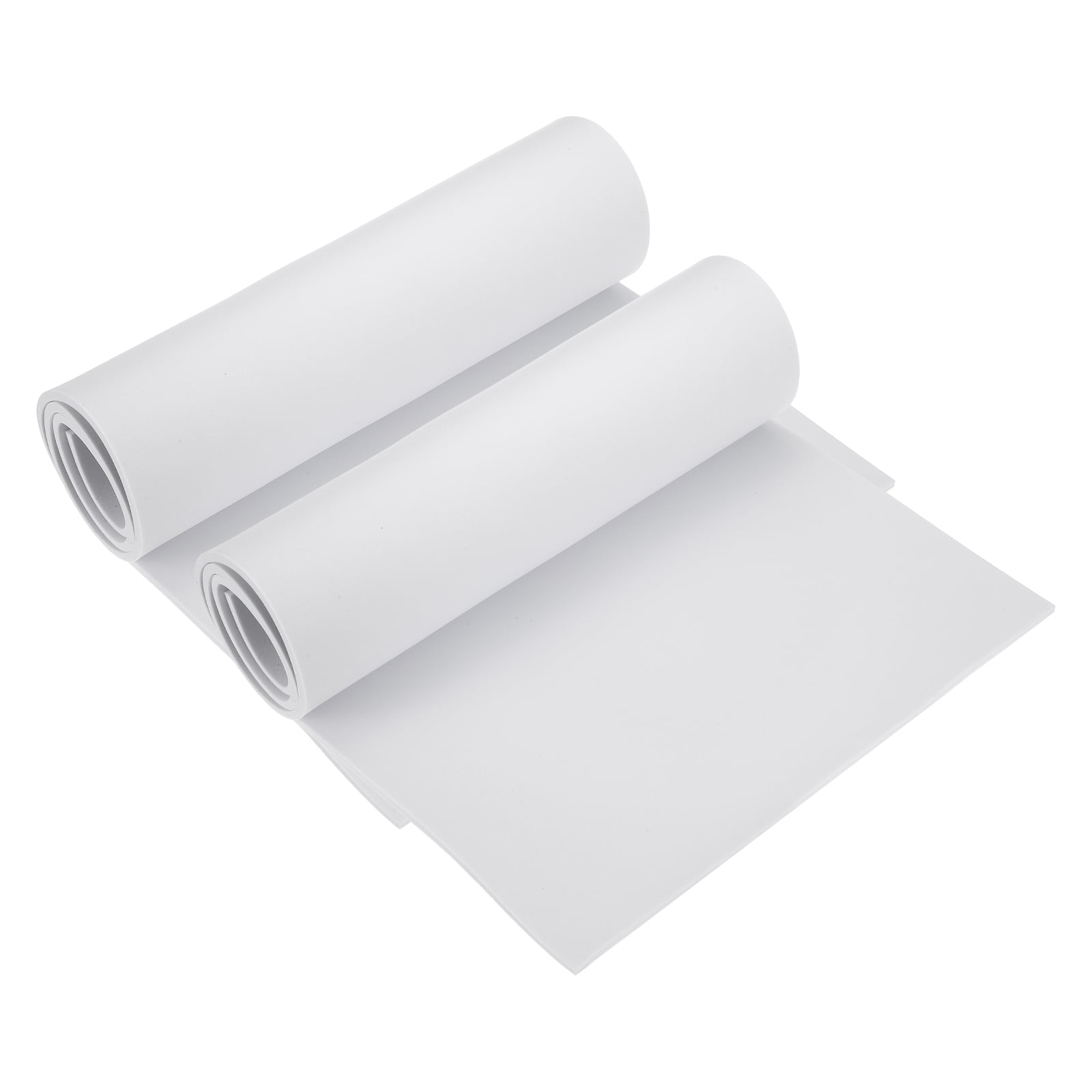 Uxcell 2 Roll White Foam Sheets, 39" x 13" x 0.2" High Density EVA Foam Roll Board Cosplay Craft Sheet for DIY Crafts Projects Furniture Protecting Insulation Weather Stripping