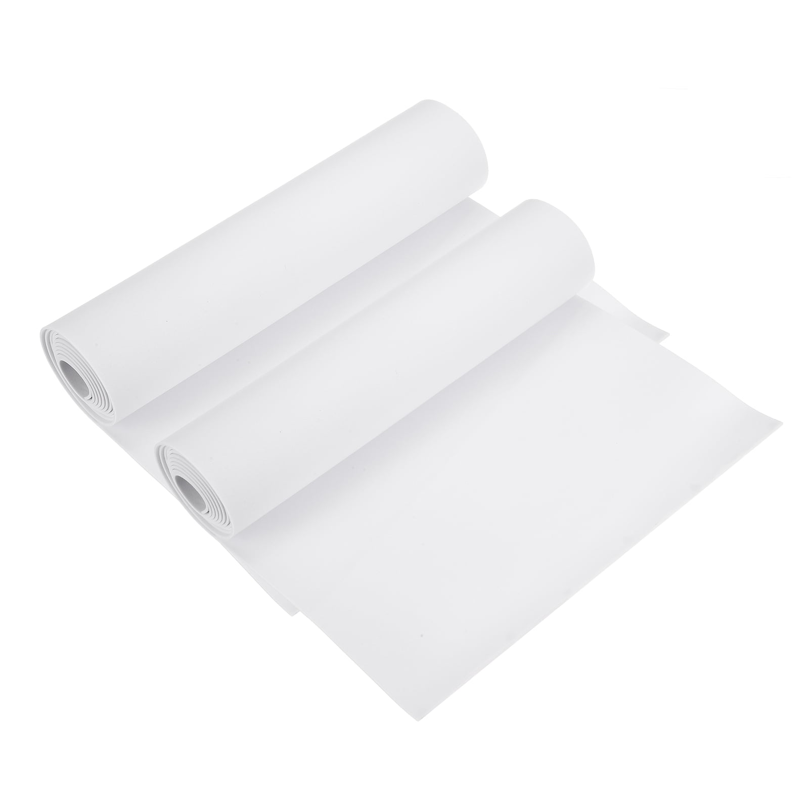 Uxcell 2 Roll White Foam Sheets, 79" x 13" x 3/32" High Density EVA Foam Roll Board Cosplay Craft Sheet for DIY Crafts Projects Furniture Protecting Insulation Weather Stripping