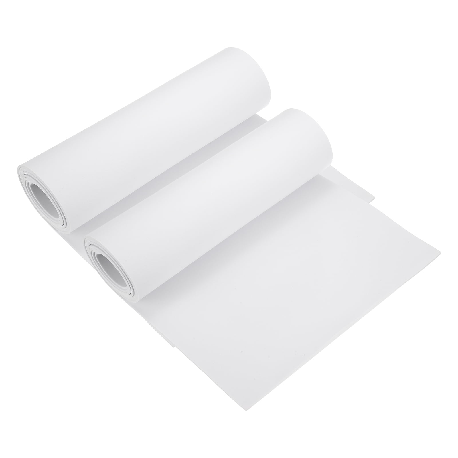 Uxcell 2 Roll White Foam Sheets, 79" x 13" x 0.12" High Density EVA Foam Roll Board Cosplay Craft Sheet for DIY Crafts Projects Furniture Protecting Insulation Weather Stripping