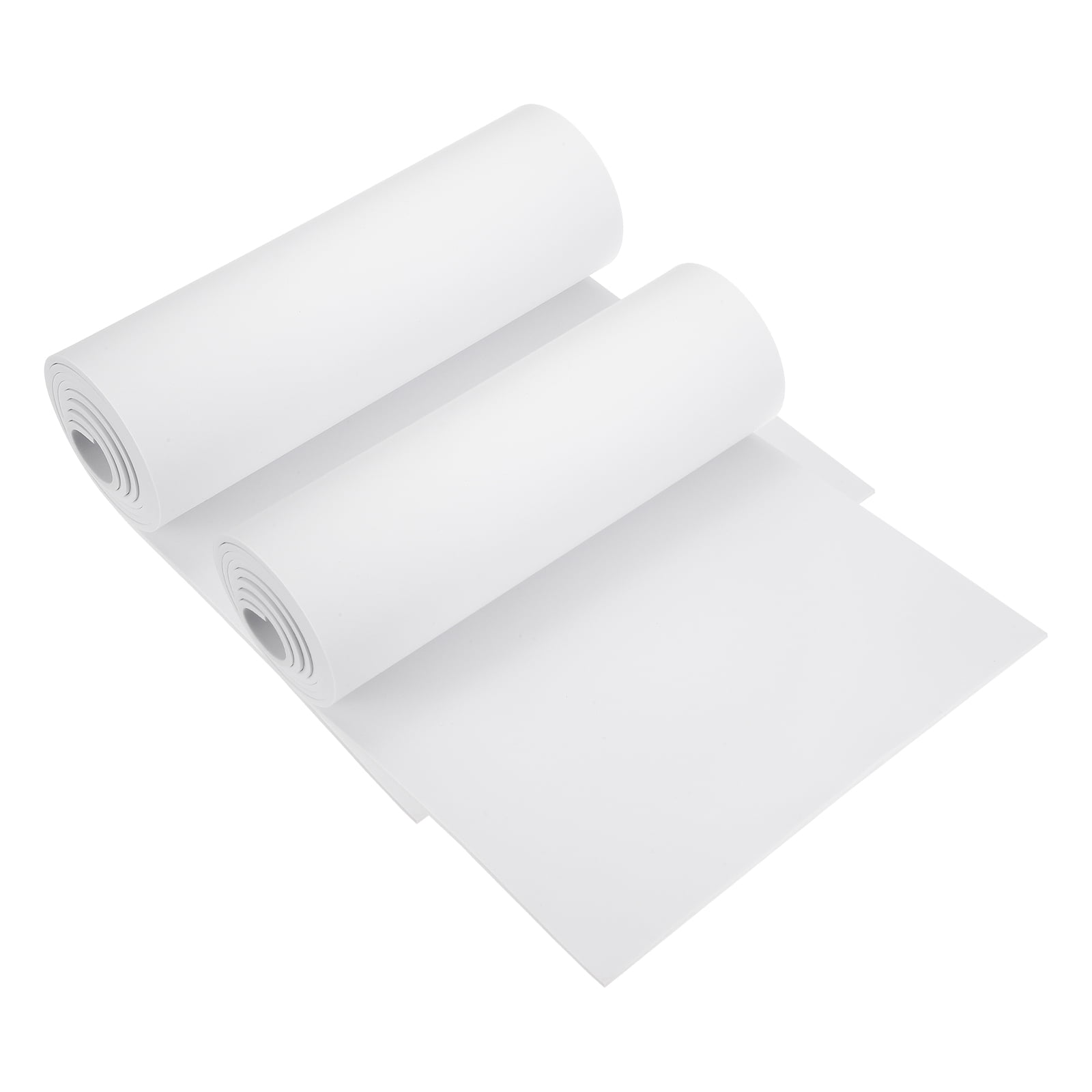 Uxcell 2 Roll White Foam Sheets, 79" x 13" x 0.16" High Density EVA Foam Roll Board Cosplay Craft Sheet for DIY Crafts Projects Furniture Protecting Insulation Weather Stripping