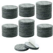 Uxcell 2" Self-stick Round Felt Pads Feet Floors Protect Grey 30 Pack