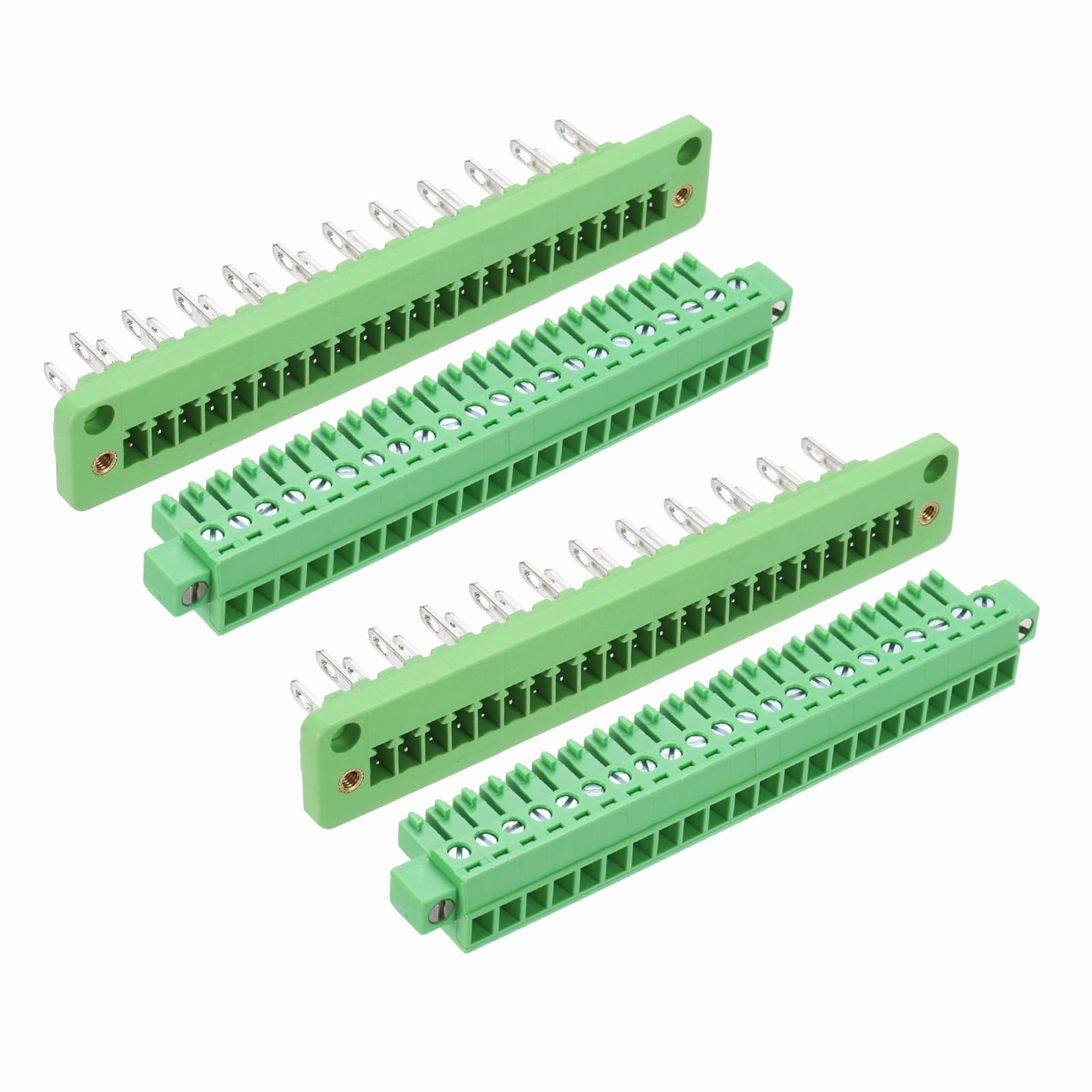 Uxcell 2 Set 22-Pin 3.81mm Pitch Pluggable Screw Terminal Block ...