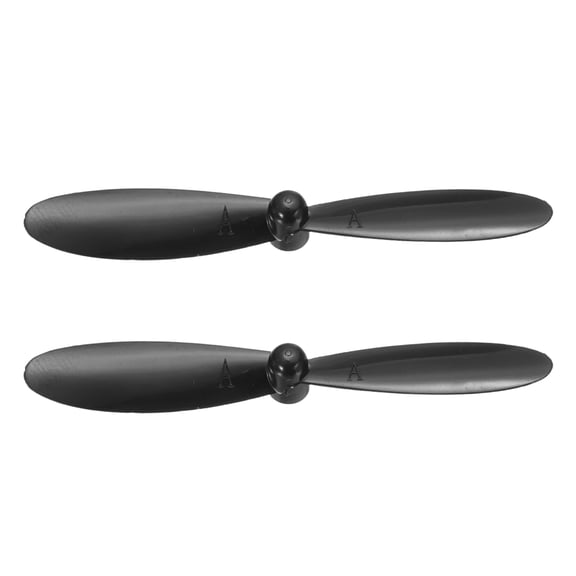 Uxcell 2 Set 55mm/2 Inch Mini Propellers, Special Props for 720 Hollow Cup Motor RC Aircraft Lightweight Drones Mini Quadcopter Accessories, Black