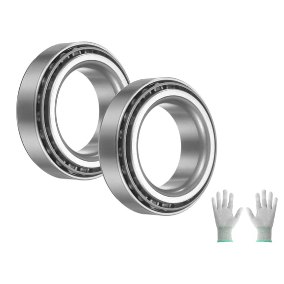 Uxcell 2 Set LM102949/LM102910 Tapered Roller Bearing Cone and Cup Set, 1.7812" Bore x 2.891" OD x 0.77" Width, Chrome Steel Taper Bearing Set
