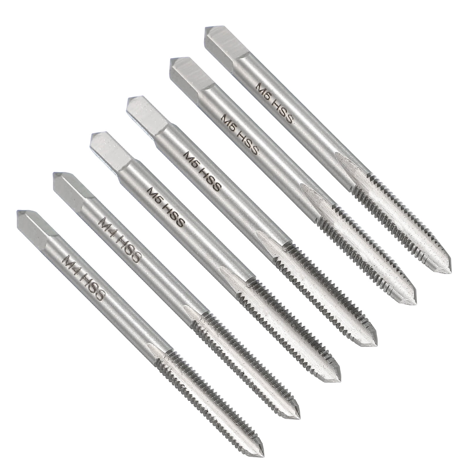 Tap Thread Kit Uxcell 2 Set Metric Hand Tap Set, M5 x 0.8 H2 Thread Taper + Plug ...