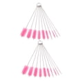 thumbnail image 1 of Uxcell 2 Set of Straw Cleaner Brush, 8.3" Nylon Tube Pipe Cleaners Set, 20 Pack Stainless Steel Long Straw Brush, Pink, 1 of 5