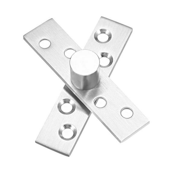 Uxcell 2 Sets Stainless Steel 360 Degree Door Pivot Hinge 75 x 17mm