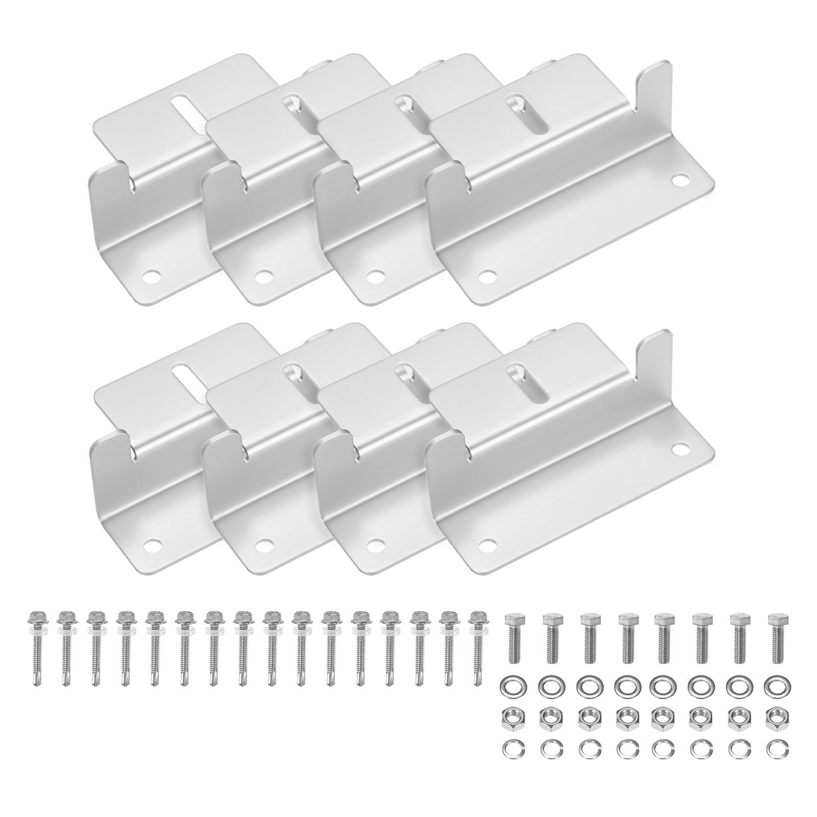 Solar Panel Assembly Mounting Z Bracket Kits 4 Units Adjustable - View #6