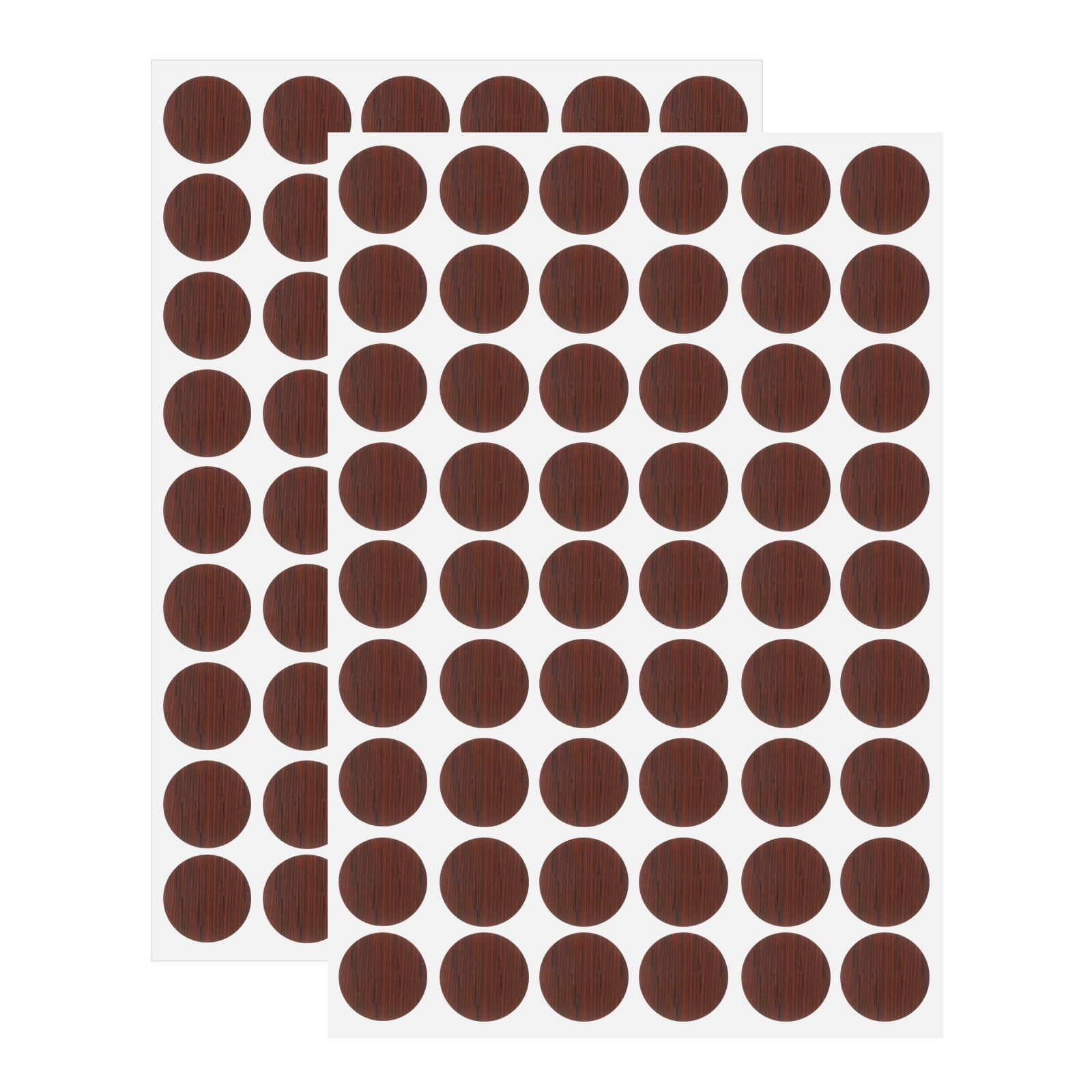 Uxcell 2 Sheets Screw Hole Stickers 21mm 54 in 1 Self-Adhesive Stickers ...