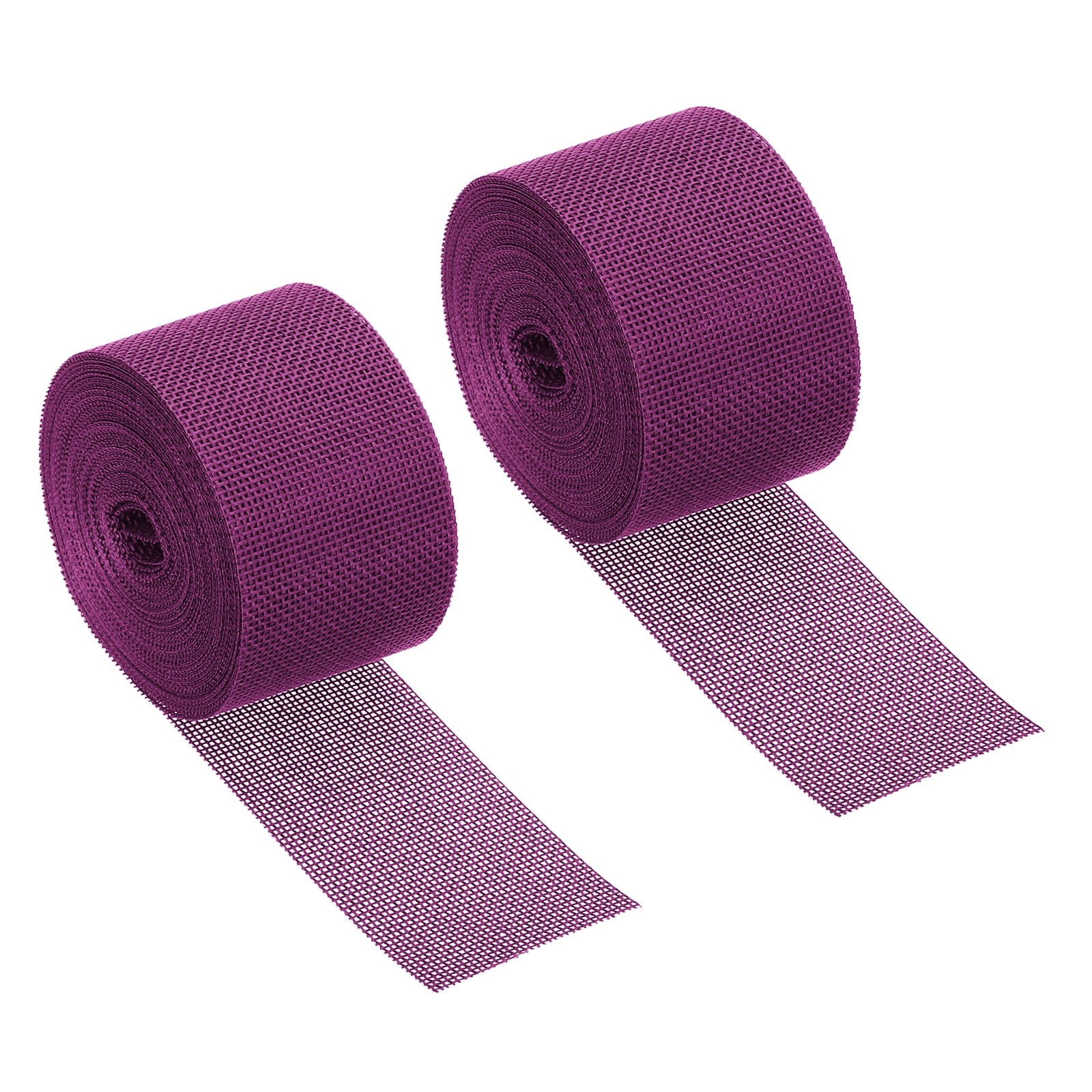 PATIKIL 2 Inch Wide X 11 Yards Burlap Ribbon Roll - Dark Green Jute Fabric For Craft, Wrapping, DIY