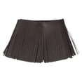 thumbnail image 1 of Uxcell 2 Yards 4 Inch Faux Leather Fringe Trim Tassel Fringe for Sewing, Coffee, 1 of 6