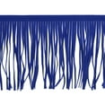 thumbnail image 1 of Uxcell 2 Yards 4 inch PU Leather Fringe Trim 2Pcs DIY Tassel Fringe for Sewing, Navy Blue, 1 of 4