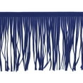 thumbnail image 1 of Uxcell 2 Yards 5.91 inch Leather Suede Fringe Trim DIY Tassel Fringe for Sewing Blue, 1 of 5