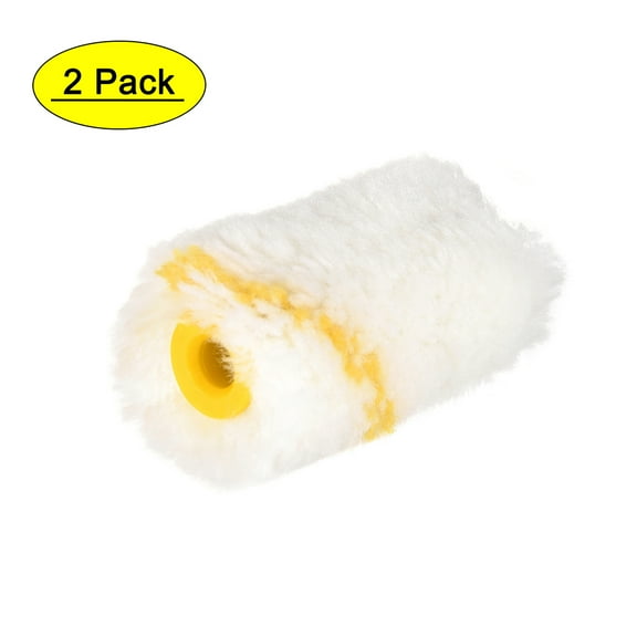 Uxcell 2 inches / 5cm Mini Acrylic Fiber Brush Paint Roller 2 Pack