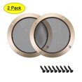 thumbnail image 1 of Uxcell 2 pcs Speaker Grill Mesh Decorative Circle Subwoofer Guard Protector Cover for 6.5"  Mounting Hole Diagonal, 1 of 5