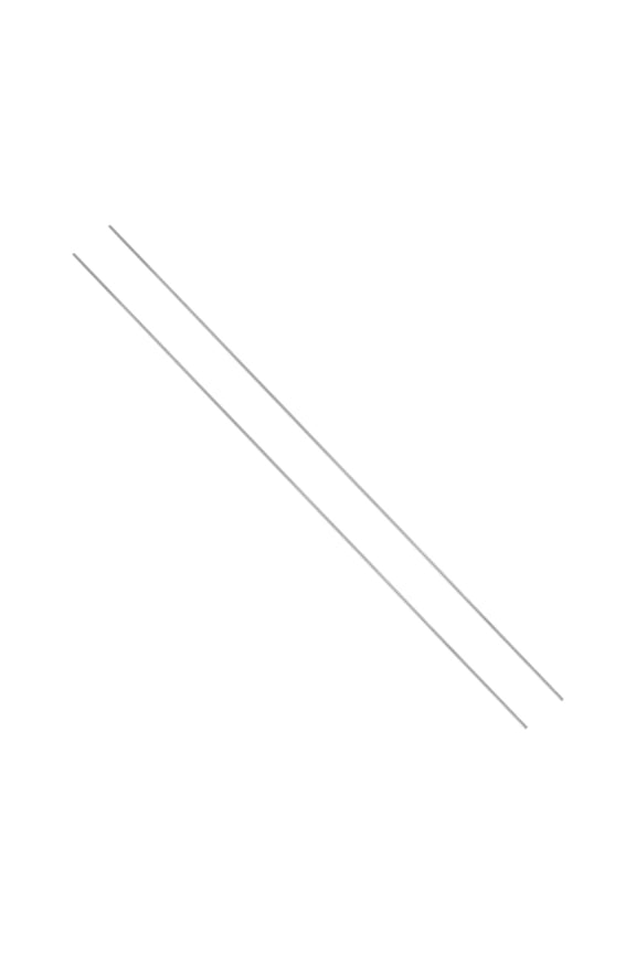 2 pcs Titanium Round Rod, 2mm Dia 407mm Length GR5 Metal Solid TC4 Titanium Round Bar for Model Plane Cars Ship DIY Craft Metal Working [0.08 x 16IN]