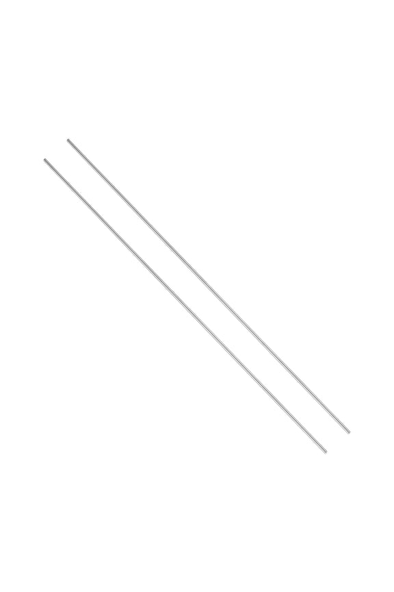 2 pcs Titanium Round Rod, 3.5mm Dia 407mm Length GR5 Metal Solid TC4 Titanium Round Bar for Model Plane Cars Ship DIY Craft Metal Working [0.14 x 16IN]